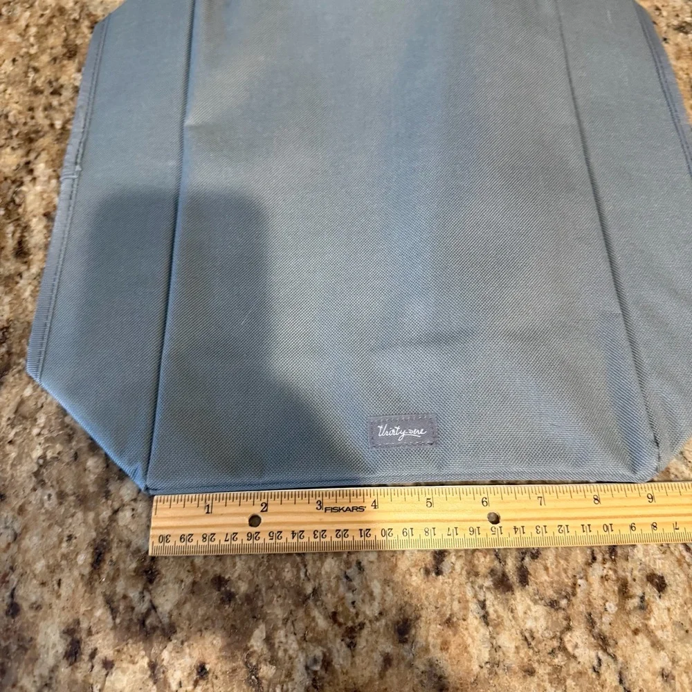 Thirty-One Your Way Rectangle Lid Replacement Gray Storage Bin Basket Cover